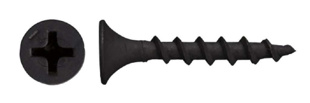 Шуруп-саморез 4,8х127 потай, крупная резьба, оксид (1000)